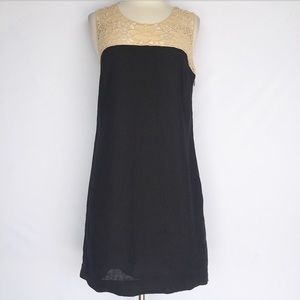 NWT LOFT linen and lace dress